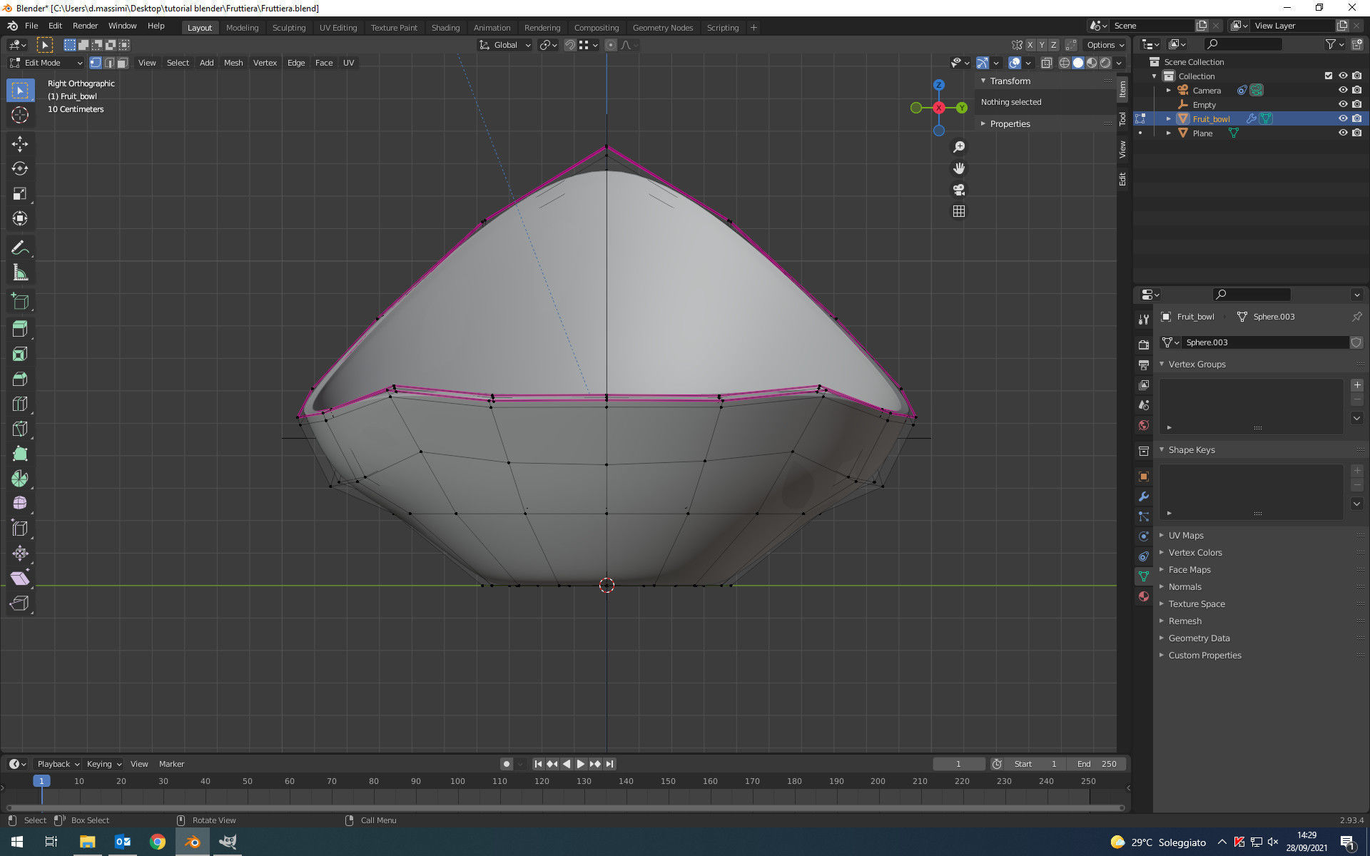 Fruit bowl 3D model_8