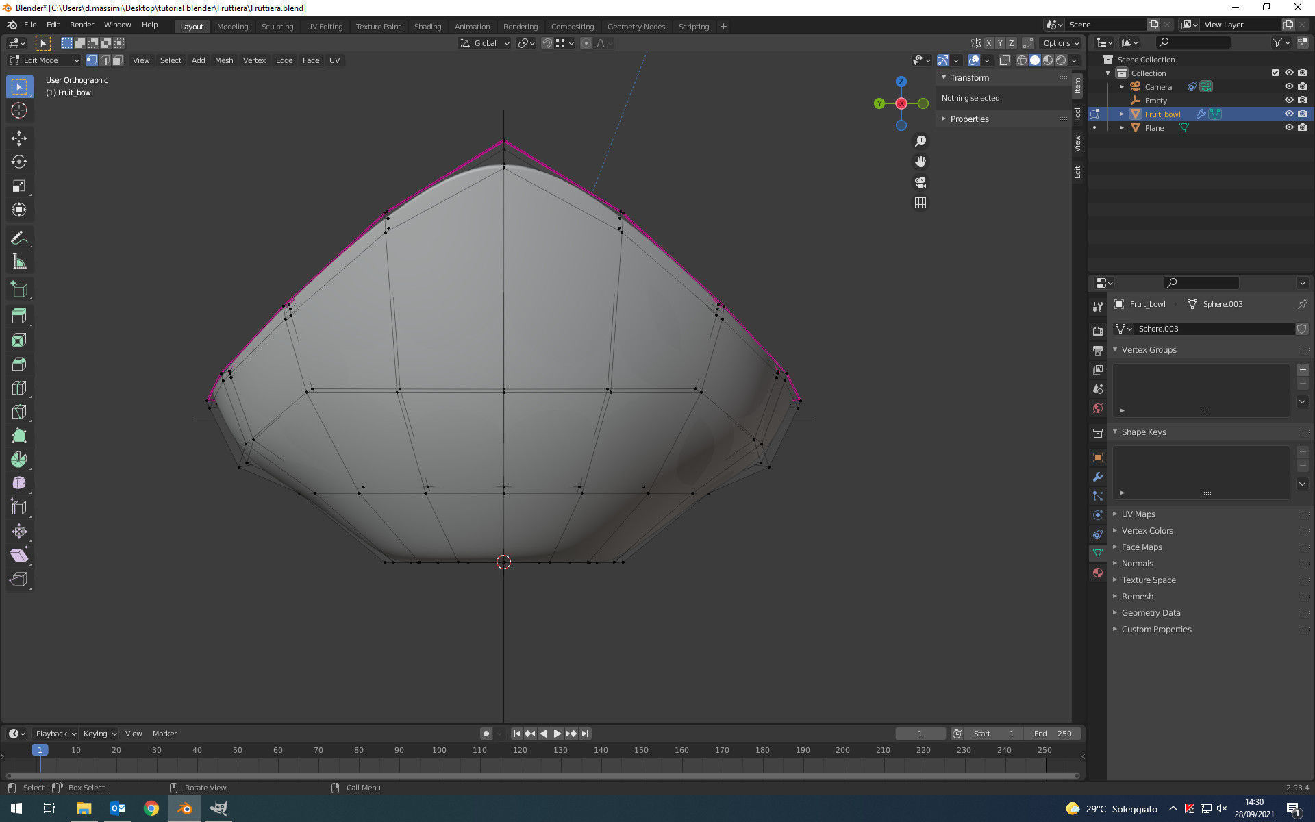 Fruit bowl 3D model_9