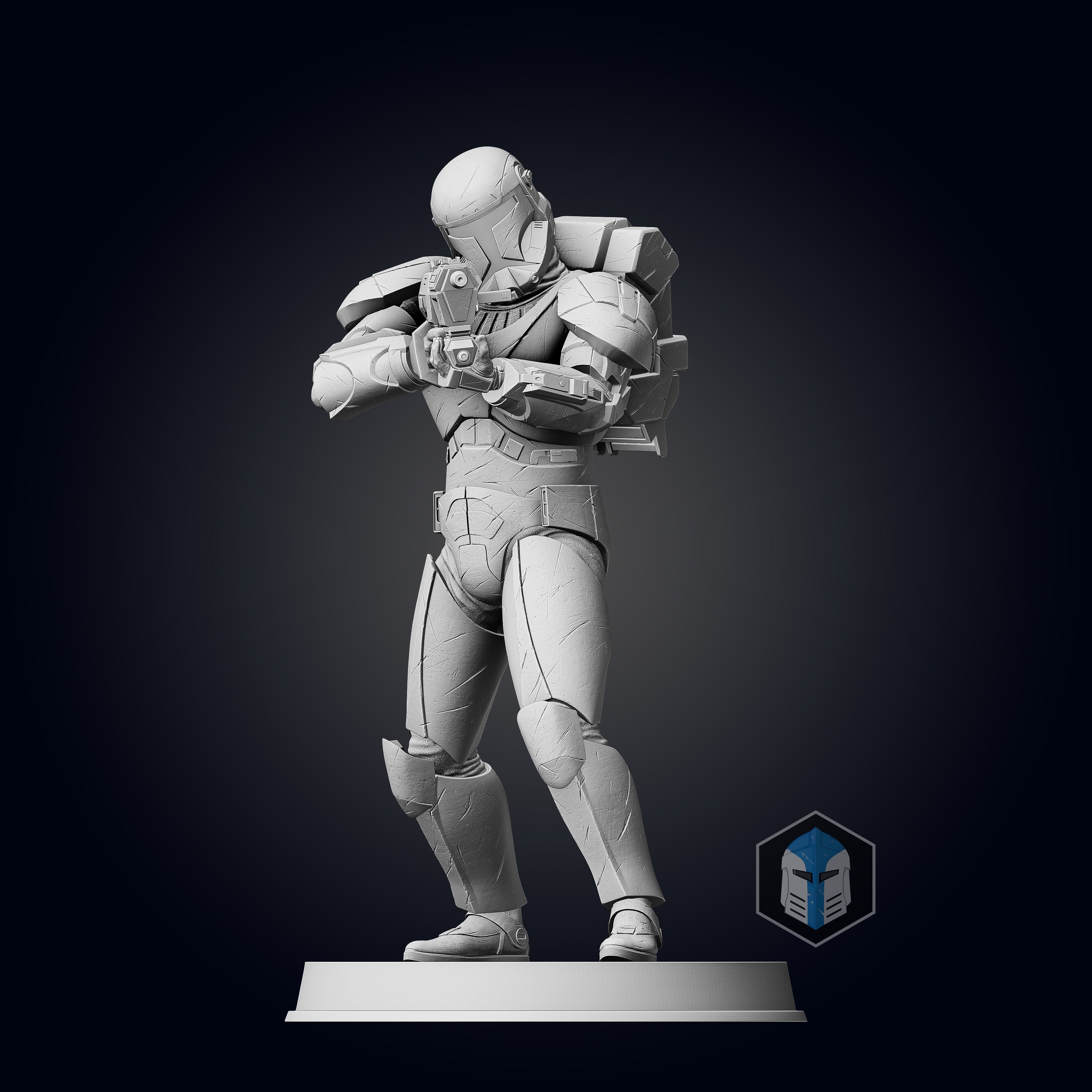 Republic Commando Figurine - Pose 2 3D print model_1