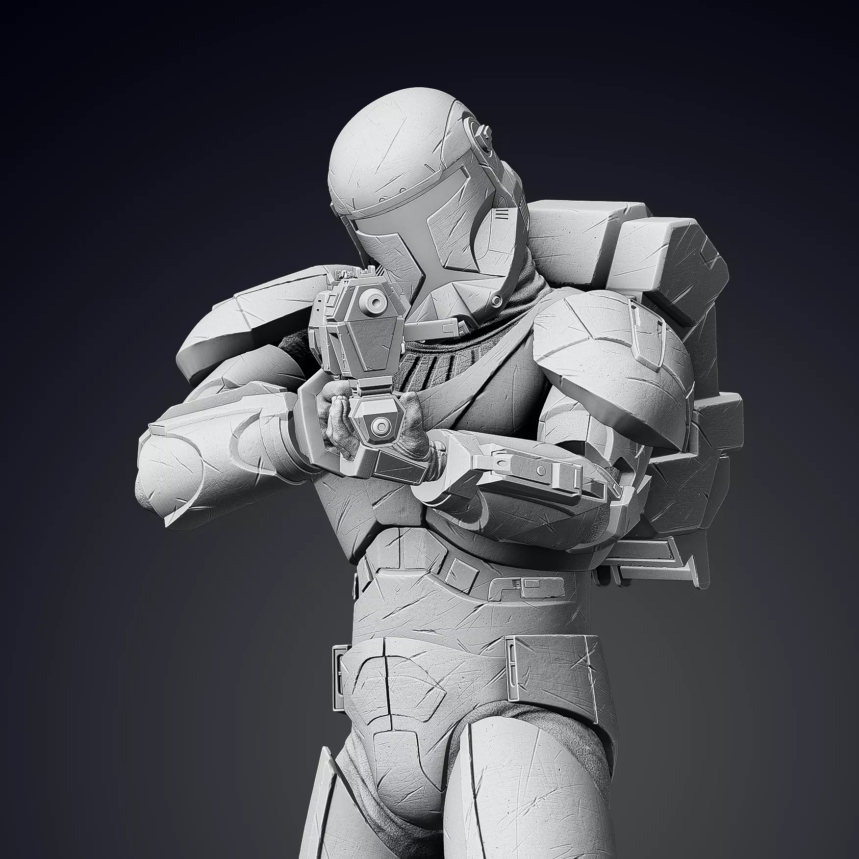Republic Commando Figurine - Pose 2 3D print model_0