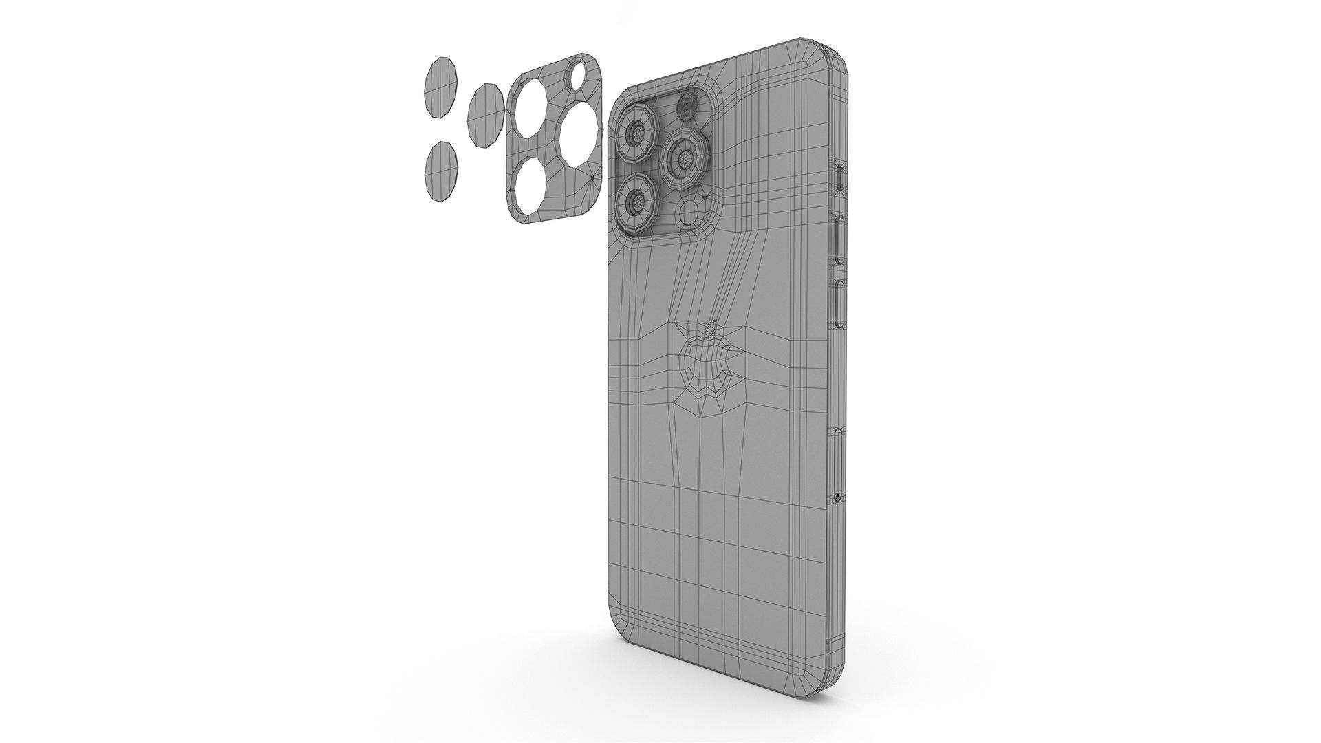Apple iPhone 13 Pro Max Low-poly 3D model_12