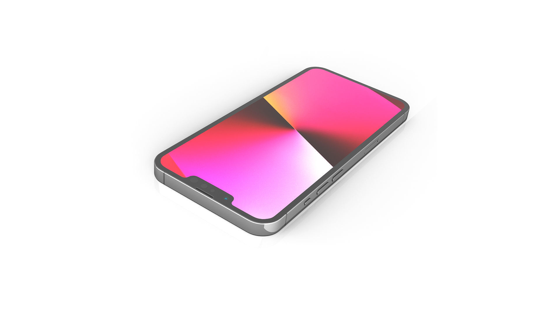 Apple iPhone 13 Pro Max Low-poly 3D model_9