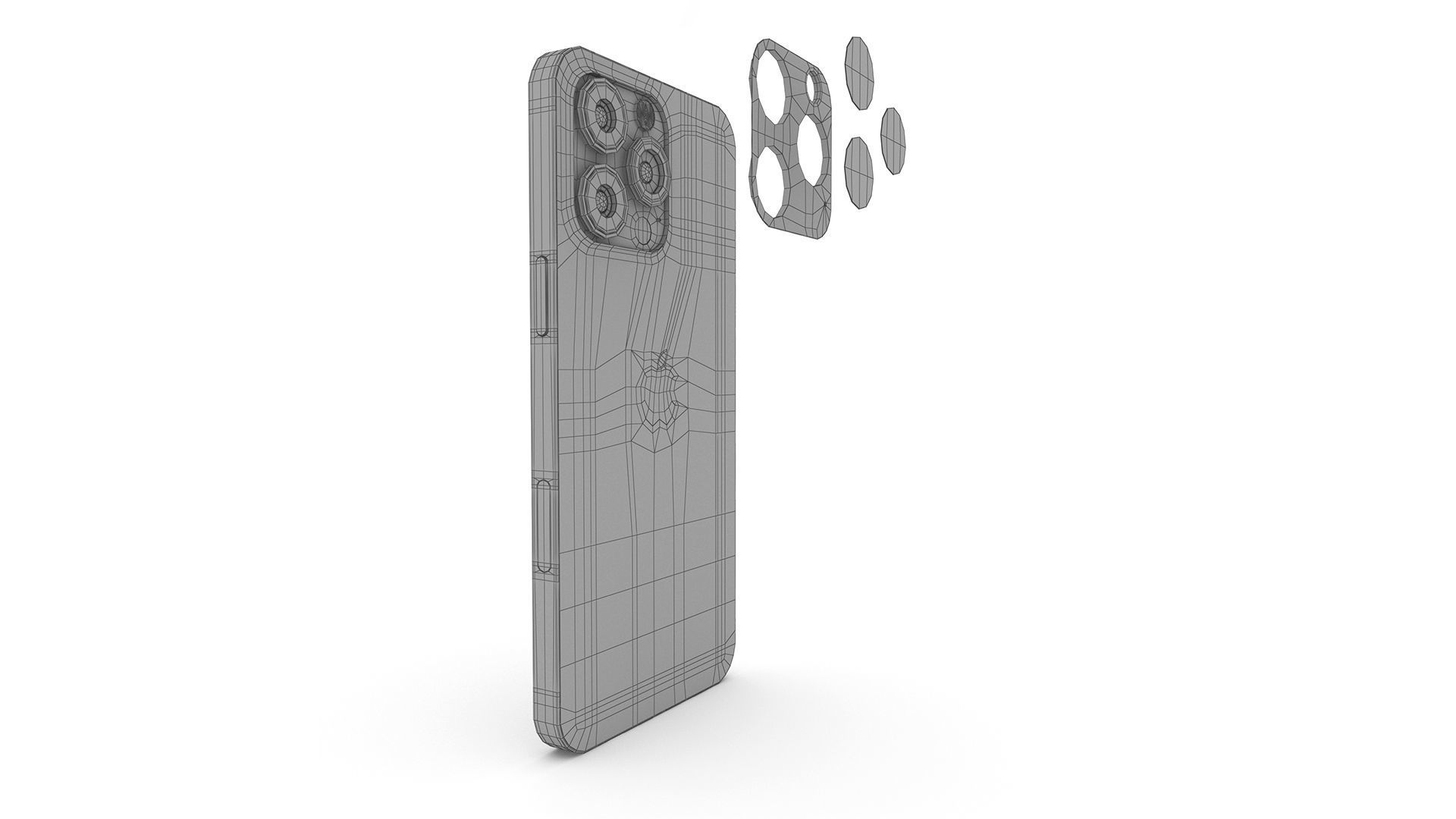 Apple iPhone 13 Pro Max Low-poly 3D model_11