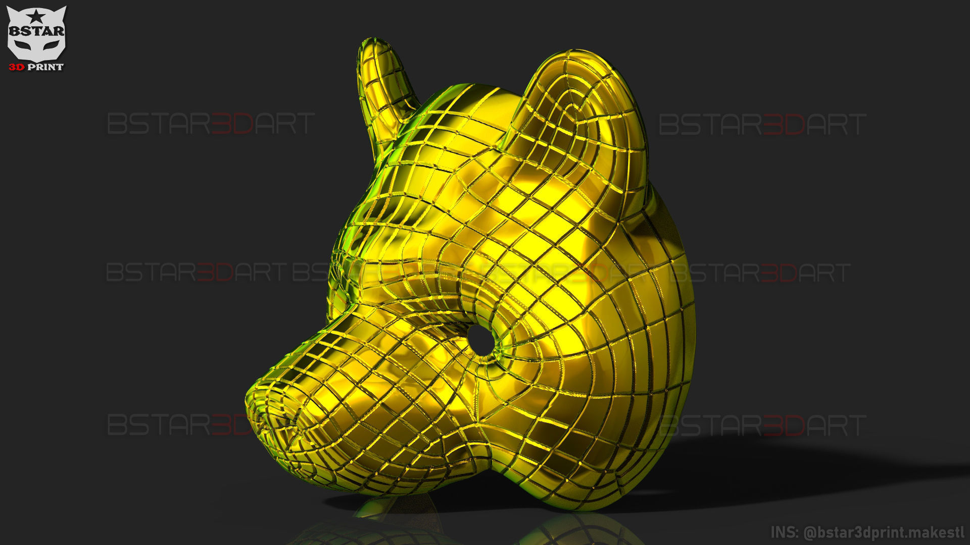 Squid Game Mask - Vip Bear Mask Cosplay 3D print model_8