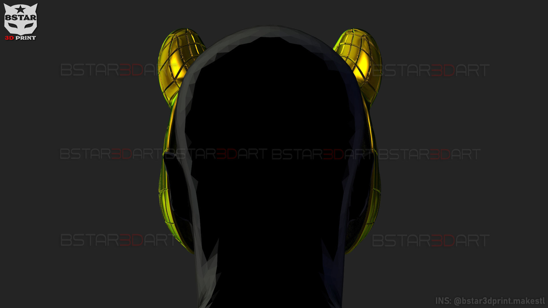 Squid Game Mask - Vip Bear Mask Cosplay 3D print model_4