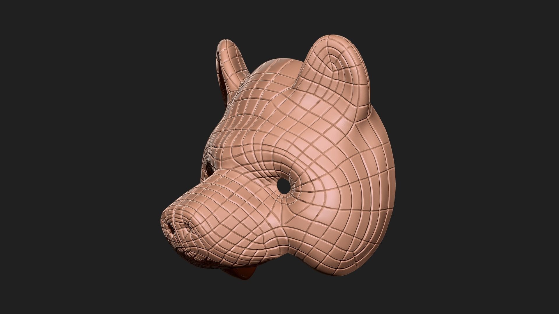 Squid Game Mask - Vip Bear Mask Cosplay 3D print model_21