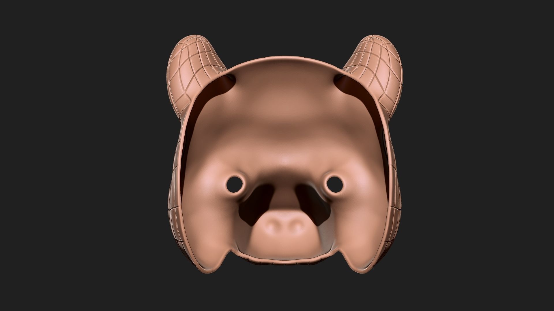 Squid Game Mask - Vip Bear Mask Cosplay 3D print model_24