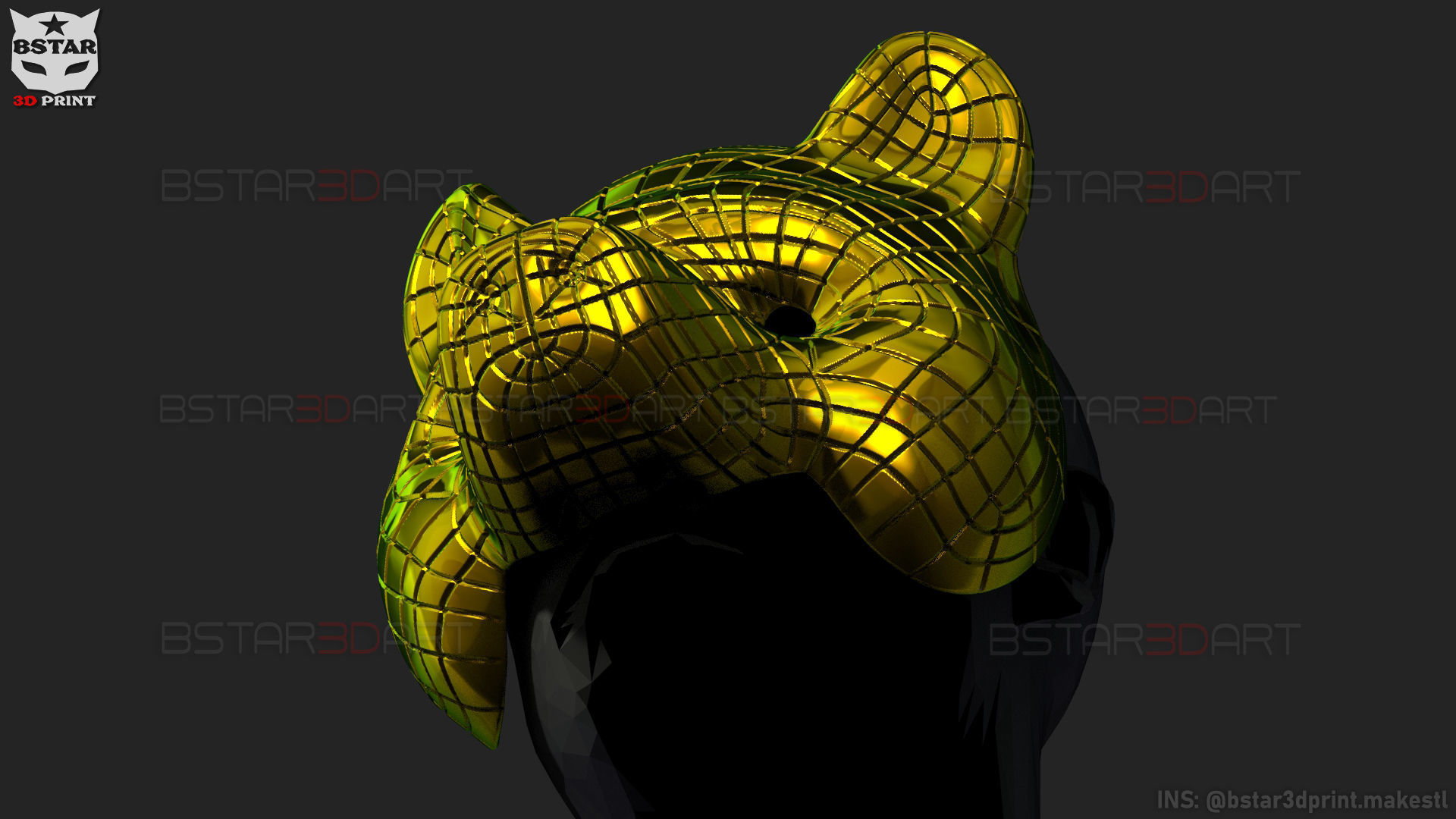 Squid Game Mask - Vip Bear Mask Cosplay 3D print model_13