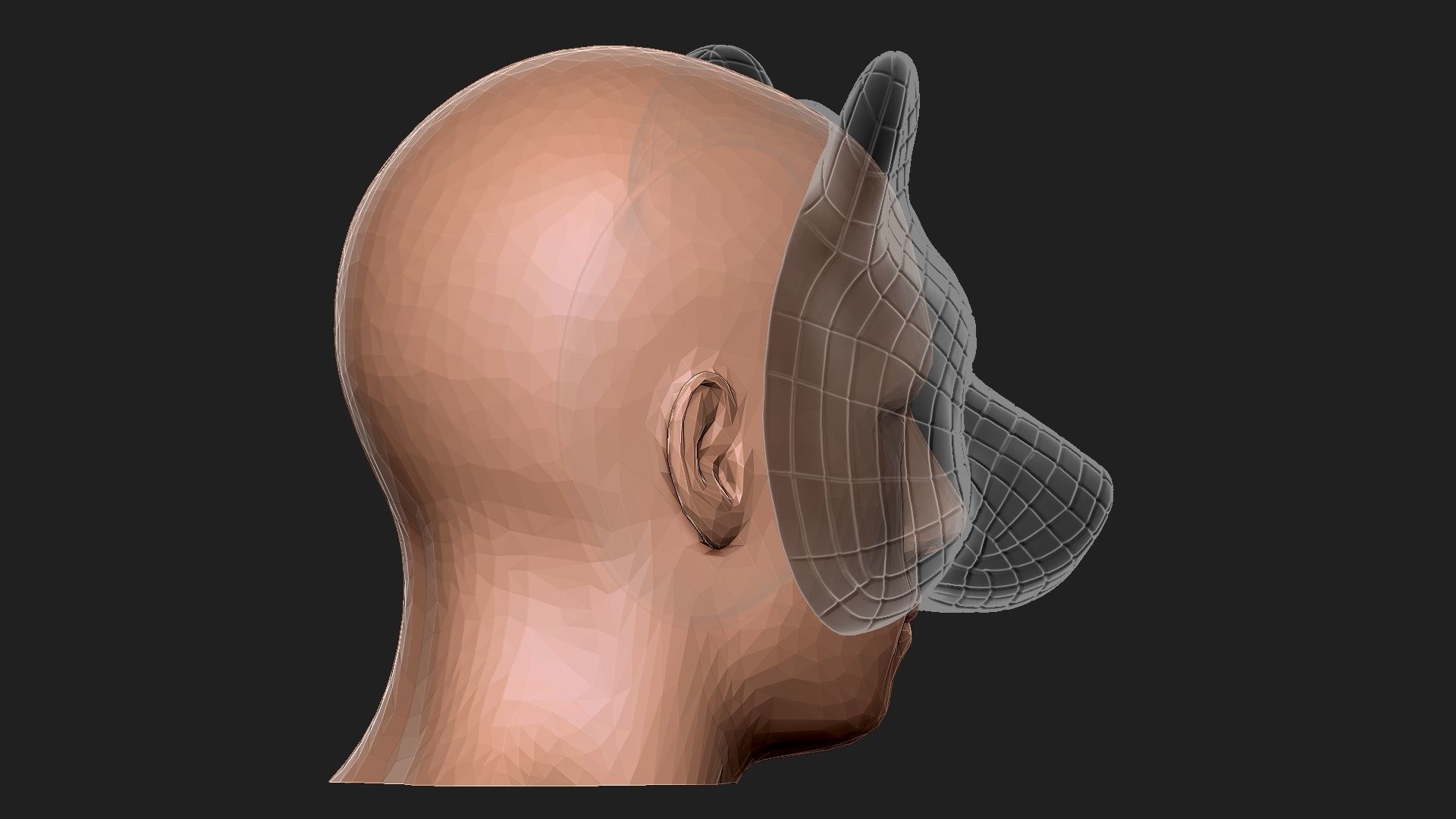 Squid Game Mask - Vip Bear Mask Cosplay 3D print model_19