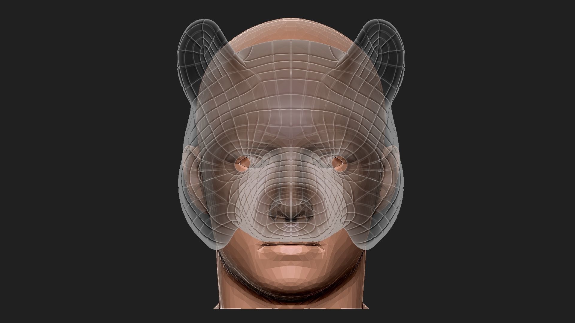 Squid Game Mask - Vip Bear Mask Cosplay 3D print model_17