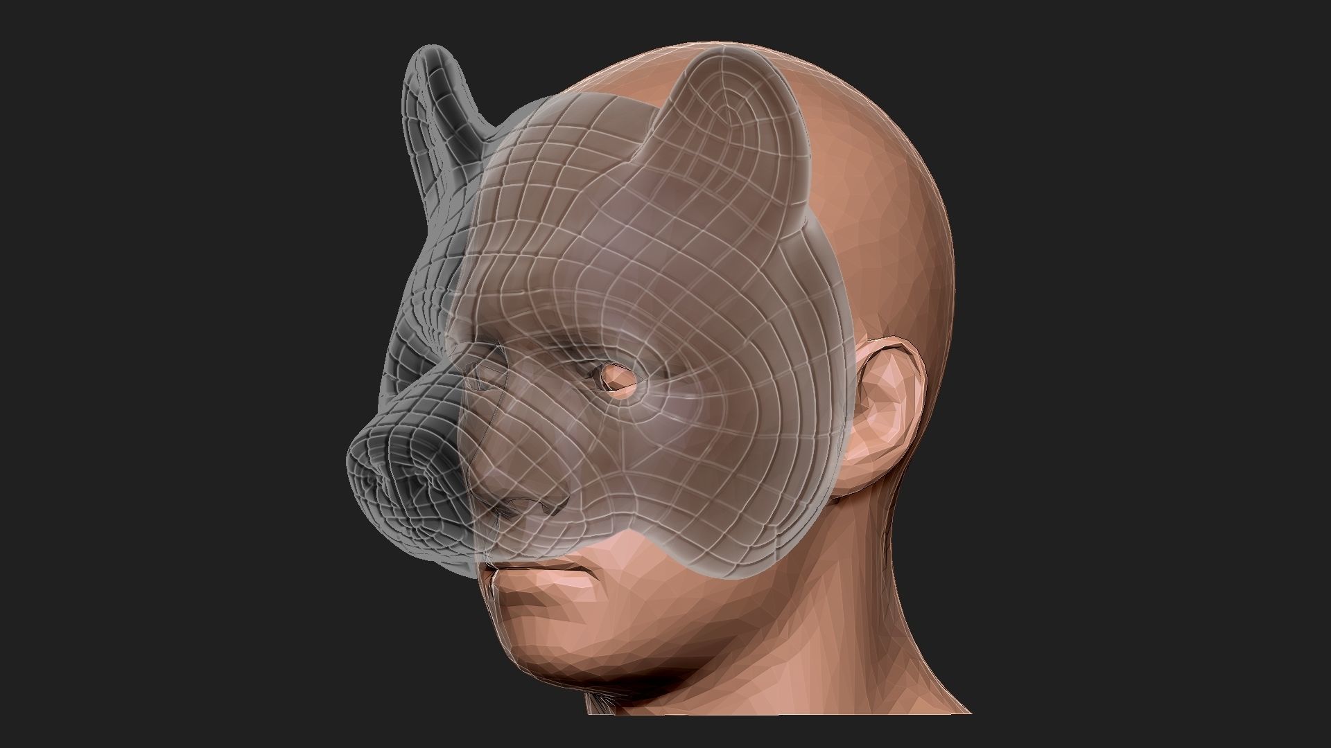 Squid Game Mask - Vip Bear Mask Cosplay 3D print model_18