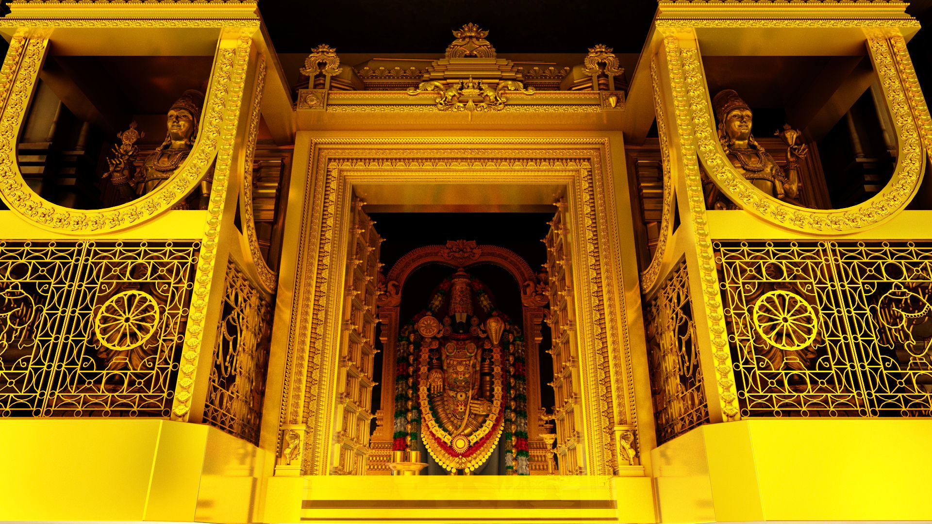 god thirumala thirupati balaji venkateshwara 3d model 3D model_27