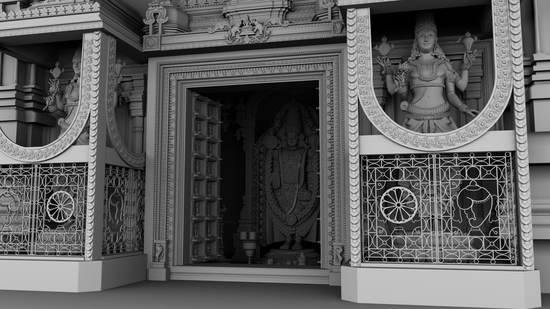 god thirumala thirupati balaji venkateshwara 3d model 3D model_10