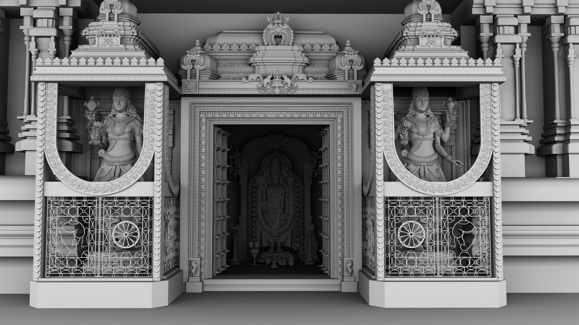 god thirumala thirupati balaji venkateshwara 3d model 3D model_8