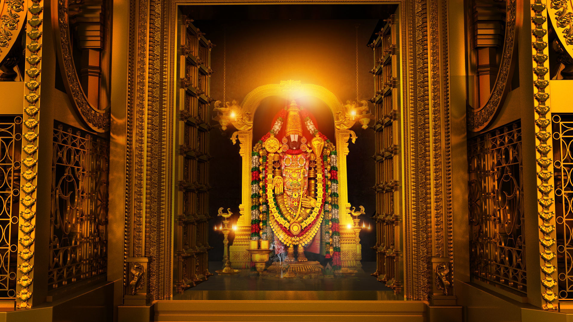god thirumala thirupati balaji venkateshwara 3d model 3D model_1