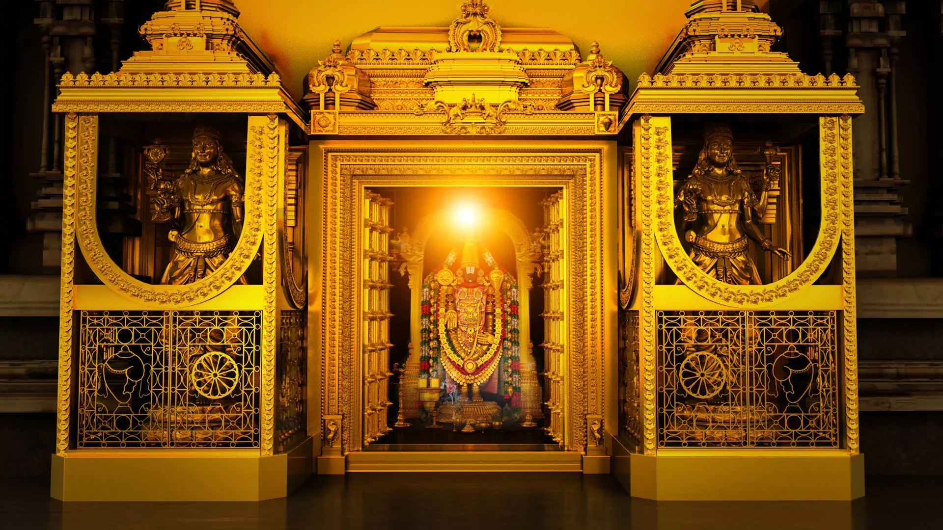 god thirumala thirupati balaji venkateshwara 3d model 3D model_0