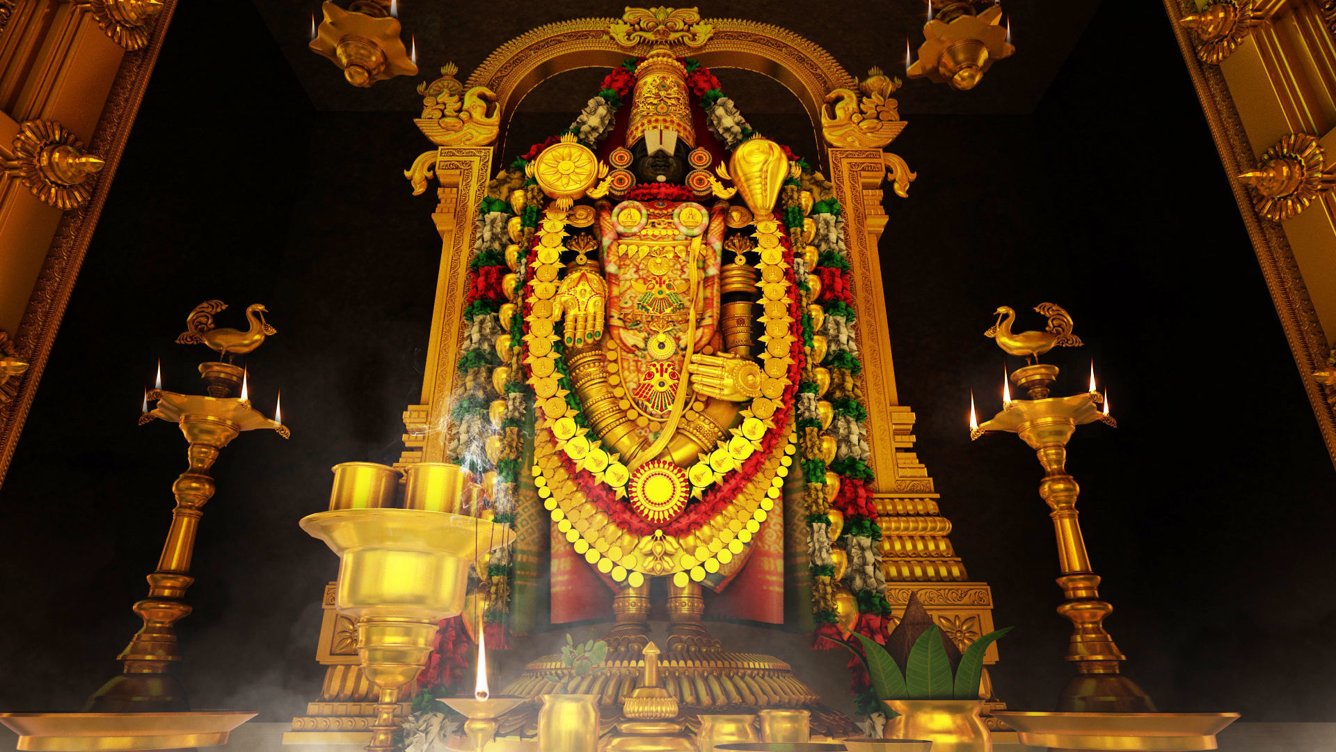 god thirumala thirupati balaji venkateshwara 3d model 3D model_23