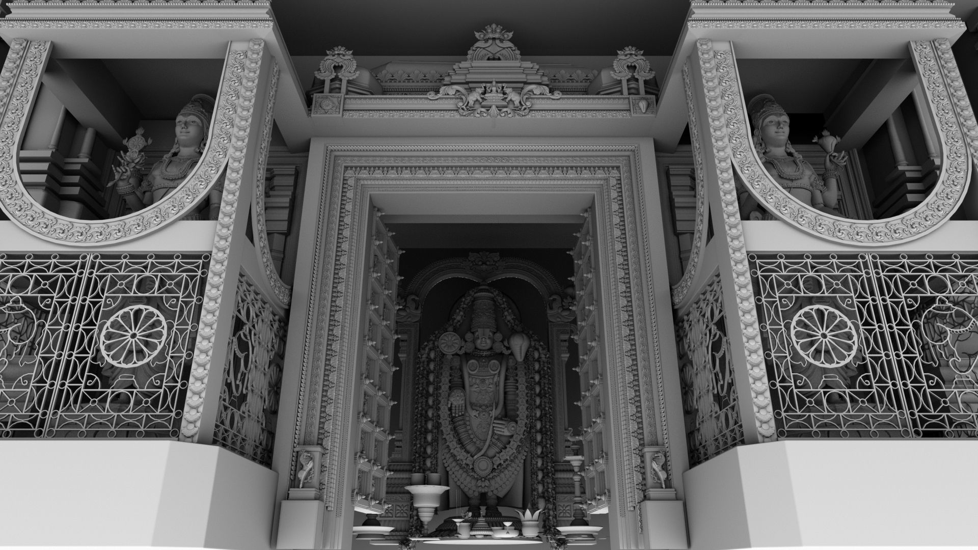god thirumala thirupati balaji venkateshwara 3d model 3D model_2