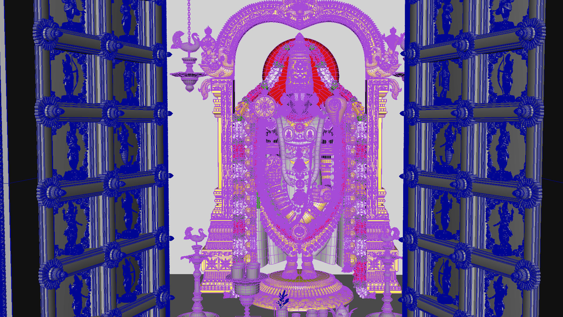 god thirumala thirupati balaji venkateshwara 3d model 3D model_19
