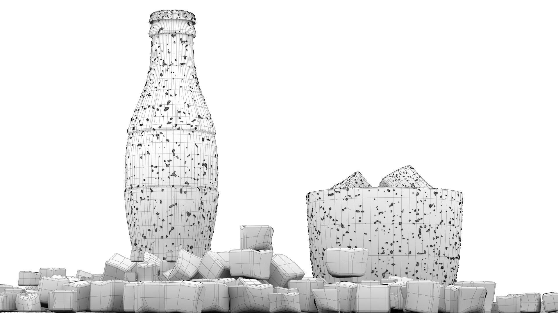 Coca Cola Bottle 330 ml 3D model_3