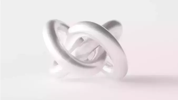 Super Torus Knot Sculpture