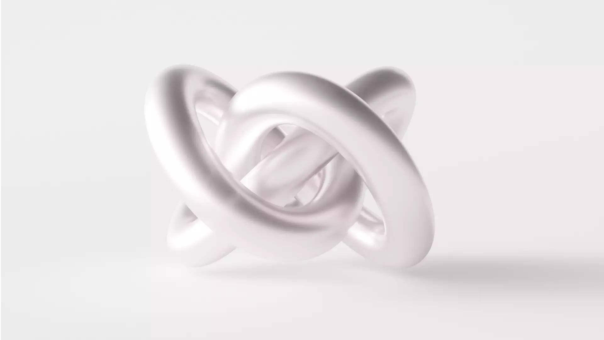Super Torus Knot Sculpture Low-poly 3D model_0