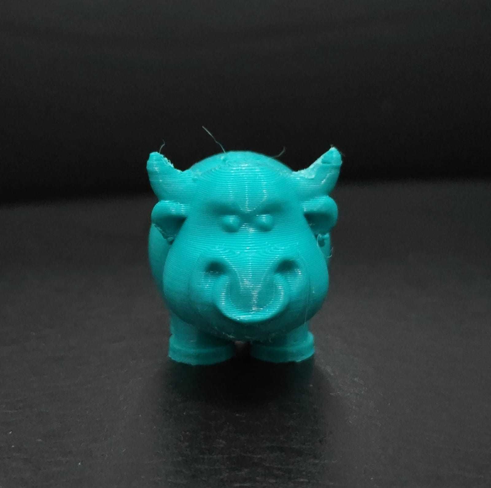 Cartoon Bull 3D print model_4
