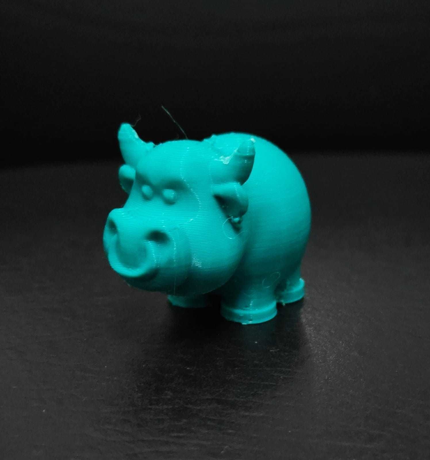 Cartoon Bull 3D print model_5
