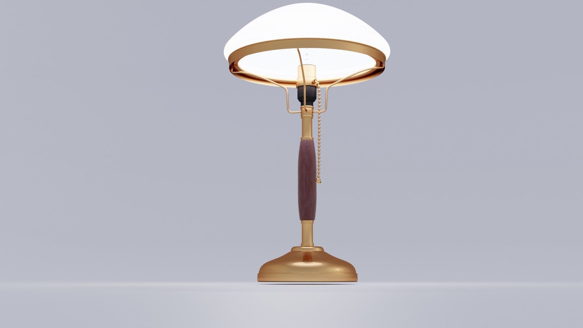 Table lamp 3D model_1