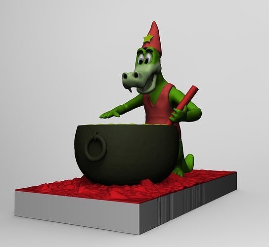 Gabby Gator Witch - Woody Woodpecker 3D print model