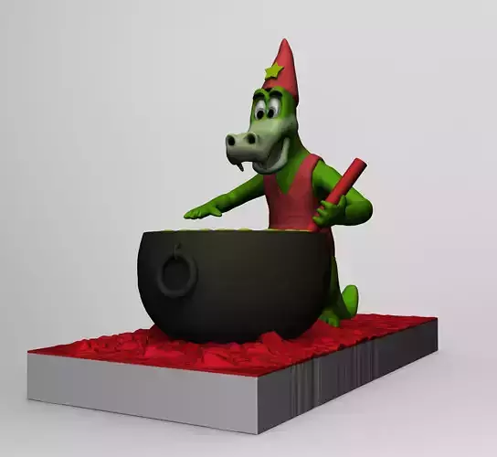 Gabby Gator Witch - Woody Woodpecker 3D print model