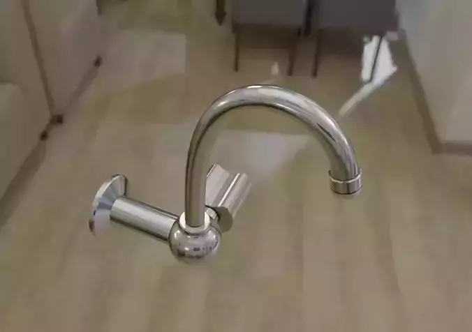 Kitchen Faucet - Torneira de cozinha Low-poly 3D model