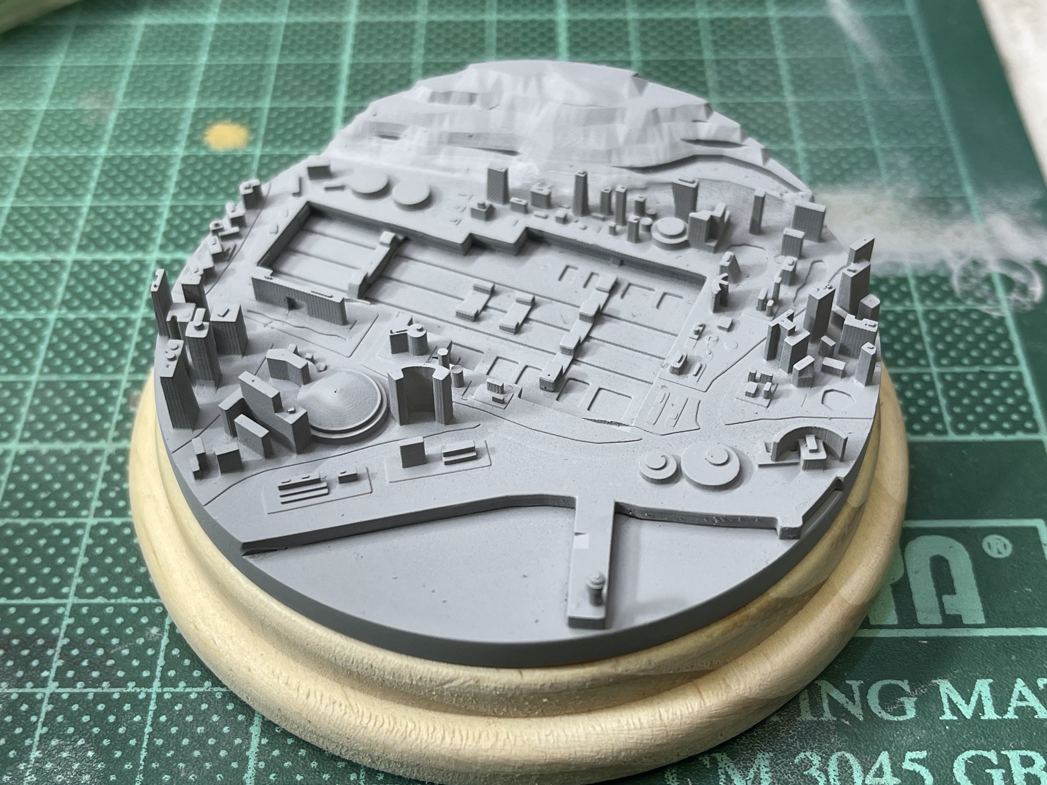 Macross - SDF-1 Base - Space ship not include 3D print model_1