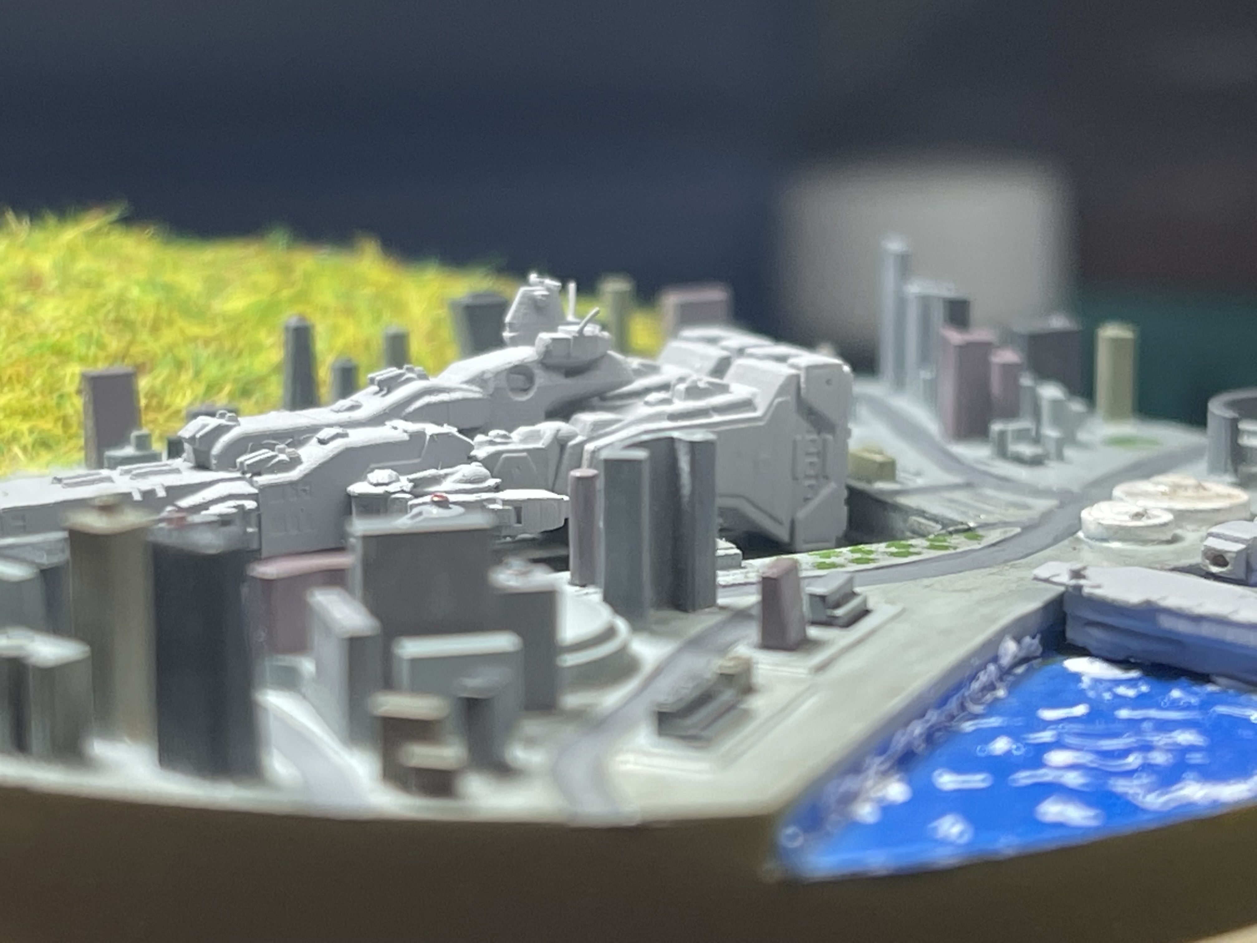 Macross - SDF-1 Base - Space ship not include 3D print model_3