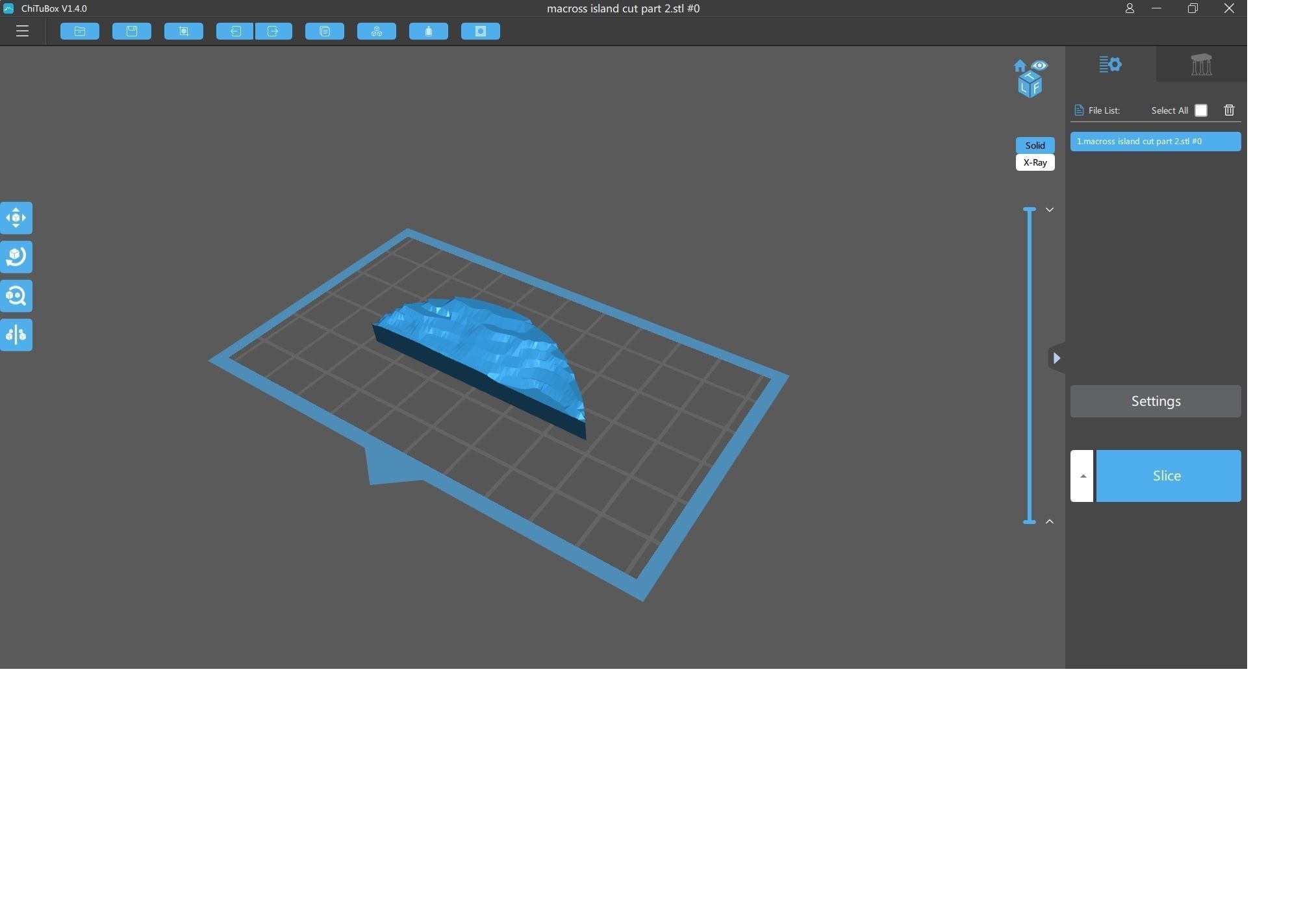 Macross - SDF-1 Base - Space ship not include 3D print model_7