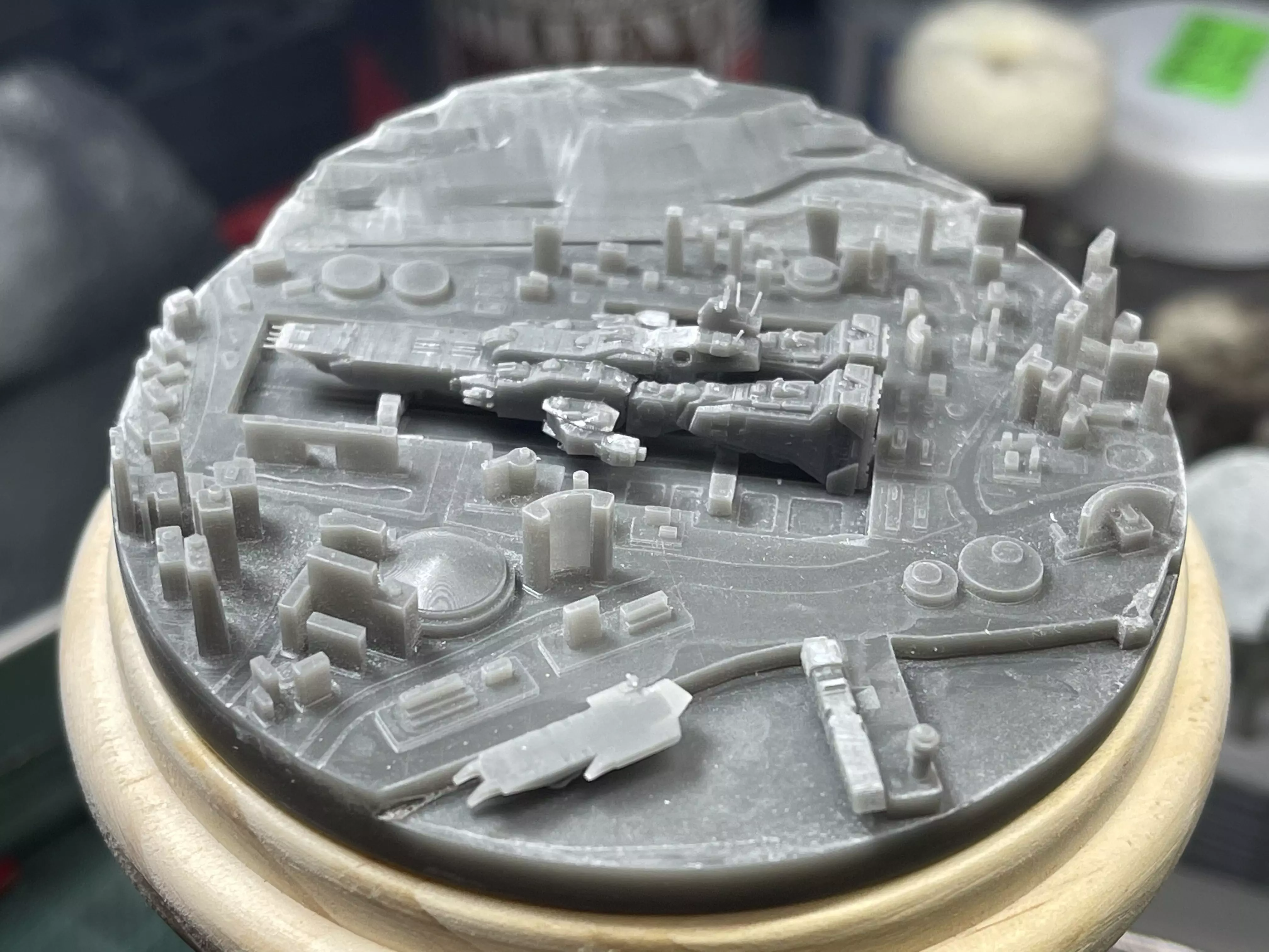 Macross - SDF-1 Base - Space ship not include 3D print model_0