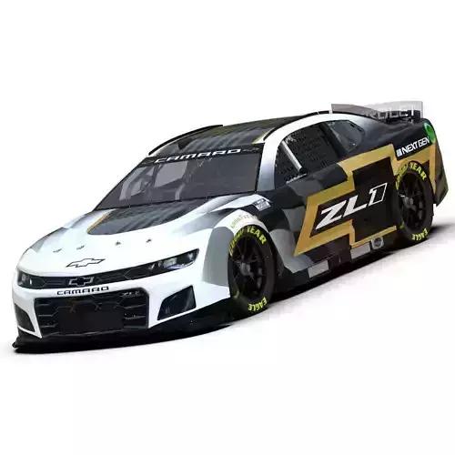 Nascar Chevrolet Camaro ZL1 2022 Low-poly 3D model