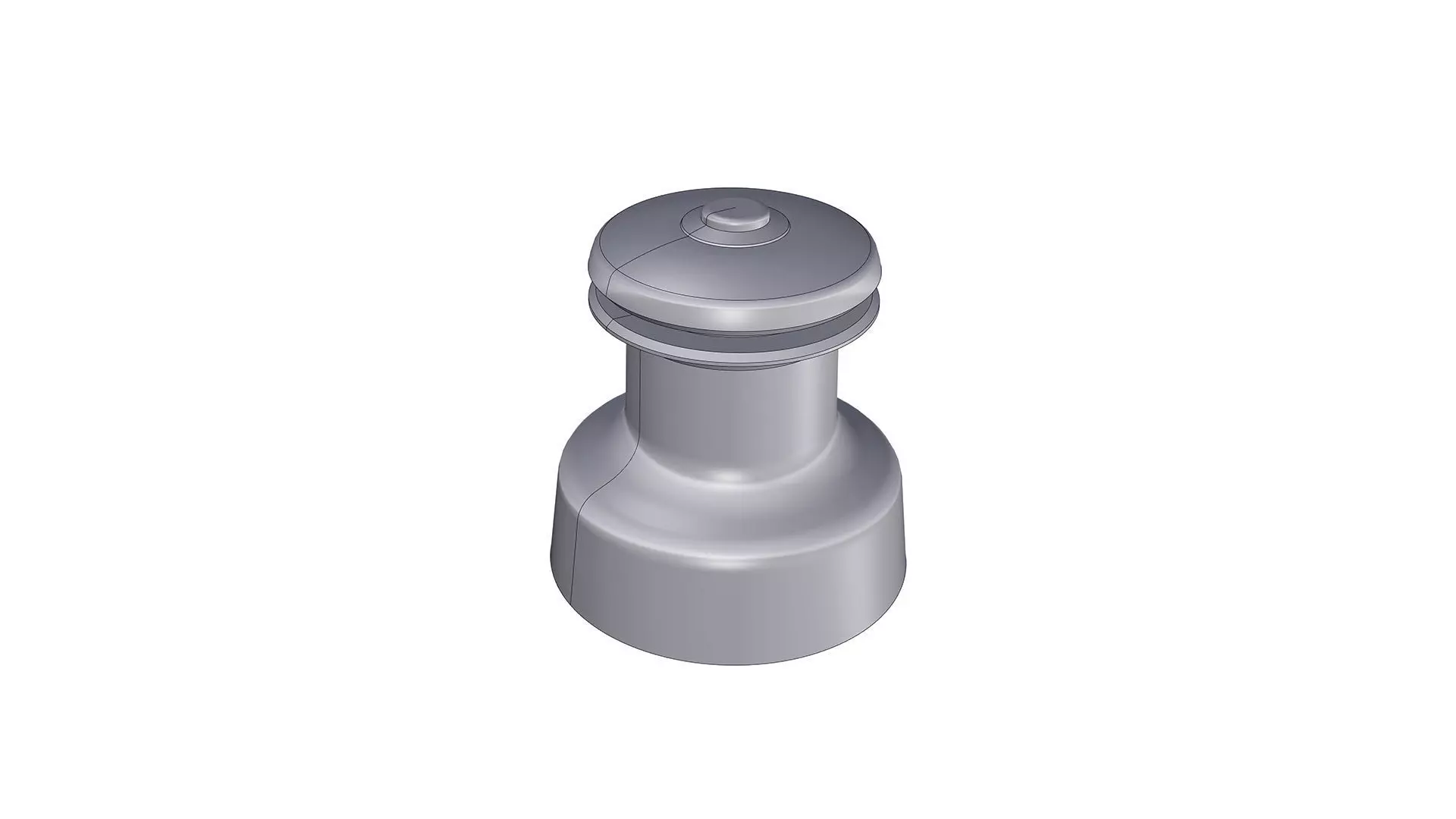 Winch silver bottle Free 3D model_0