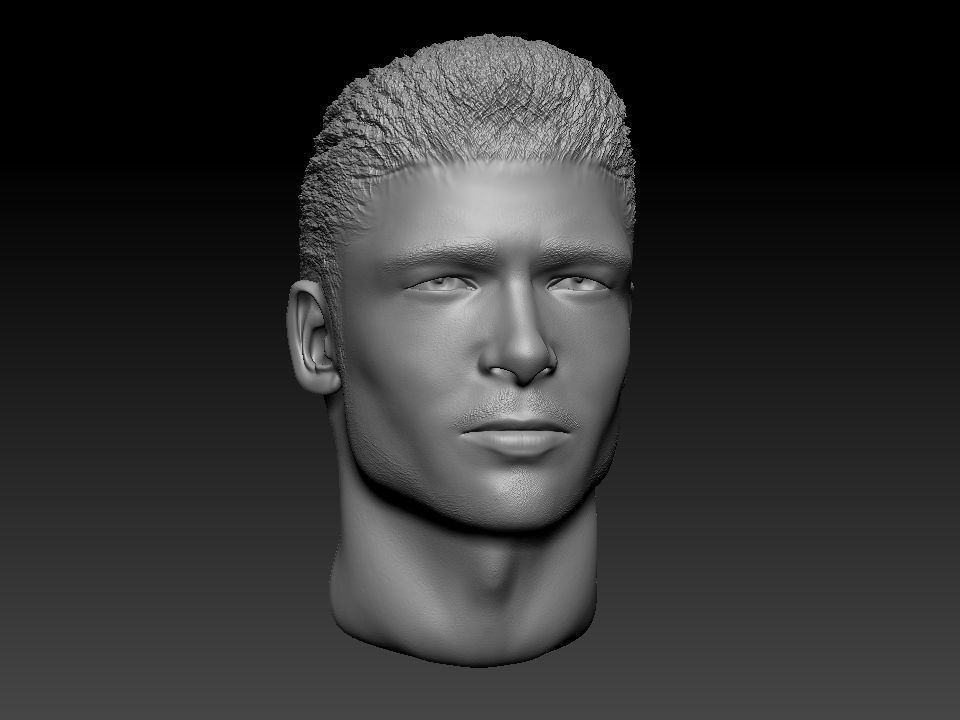 Brad Pitt 3D model_3