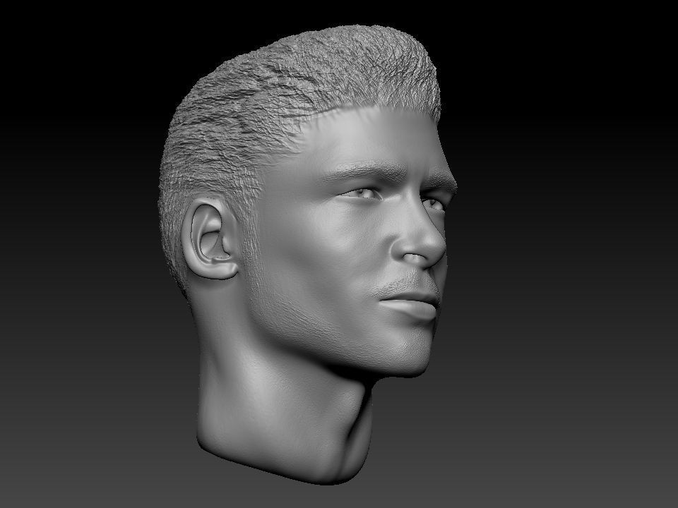 Brad Pitt 3D model_4