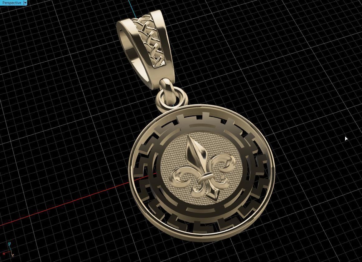 snake pendant Free 3D print model_13