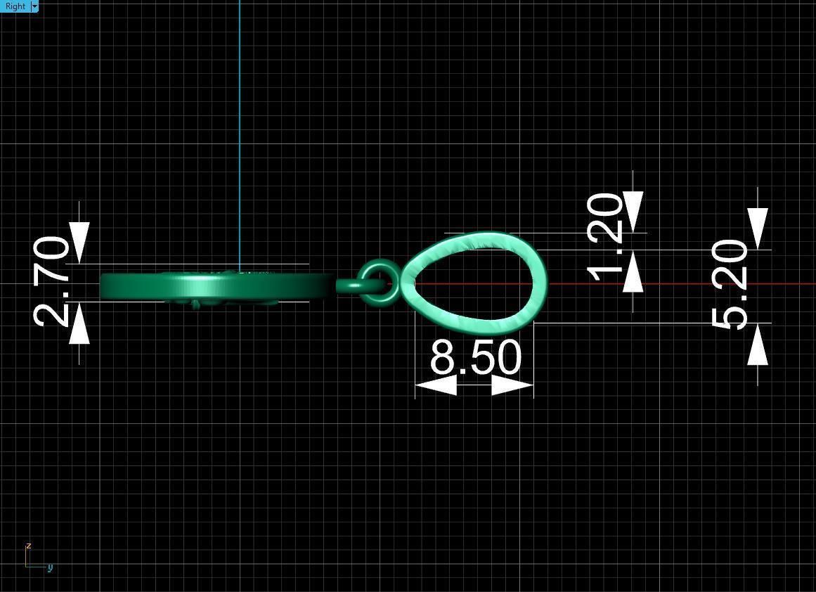 snake pendant Free 3D print model_19