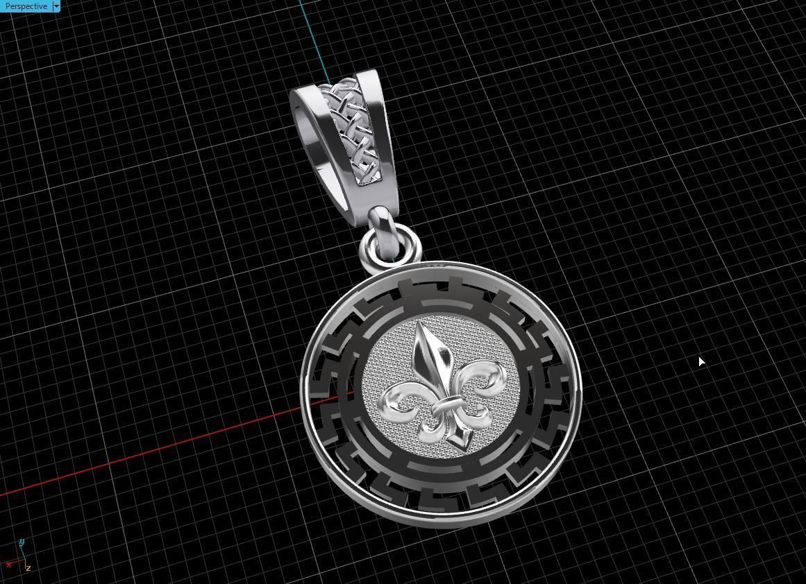 snake pendant Free 3D print model_8