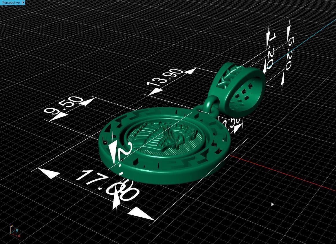 snake pendant Free 3D print model_20