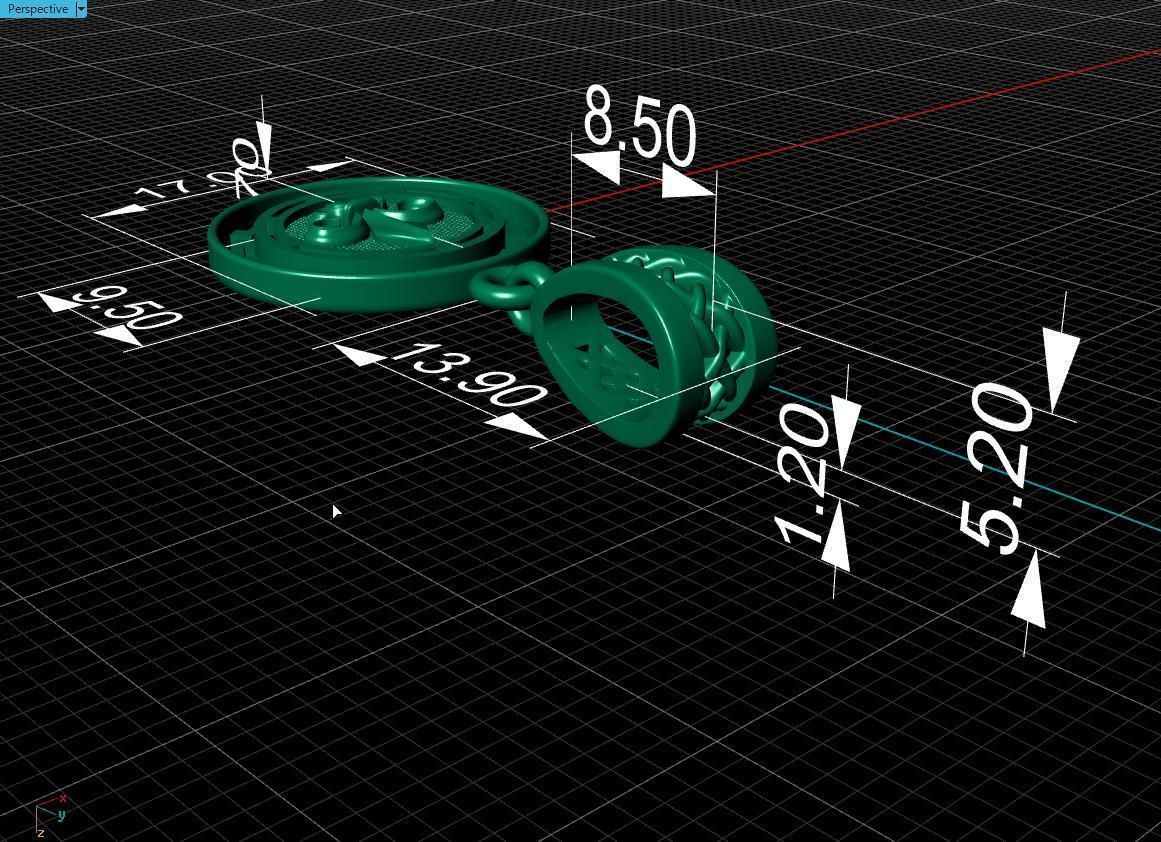 snake pendant Free 3D print model_18