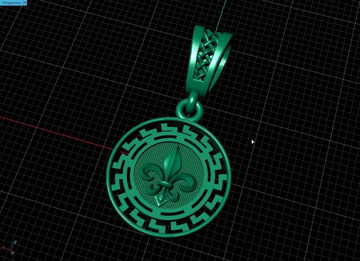 snake pendant Free 3D print model_16