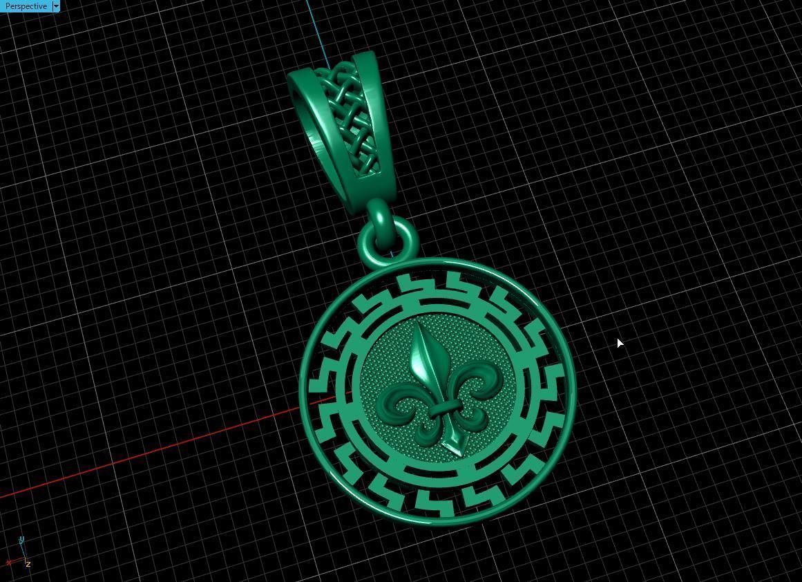 snake pendant Free 3D print model_15