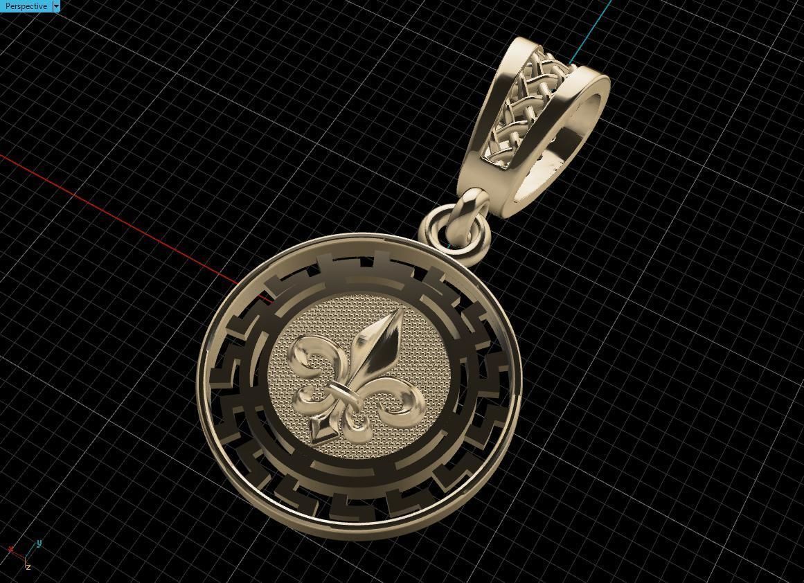 snake pendant Free 3D print model_11