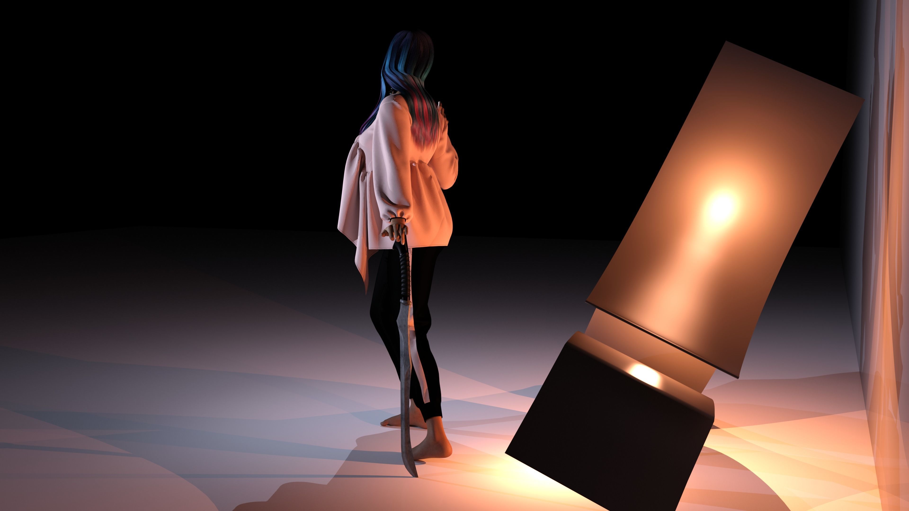 Tops with Jogger 3D model_4