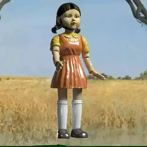 squid game doll articulated